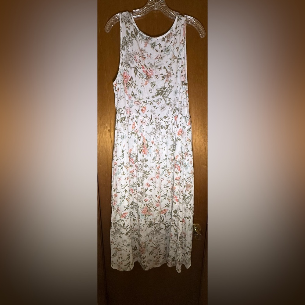 Frye Floral Print Maxi Dress Size XL - Picture 4 of 7